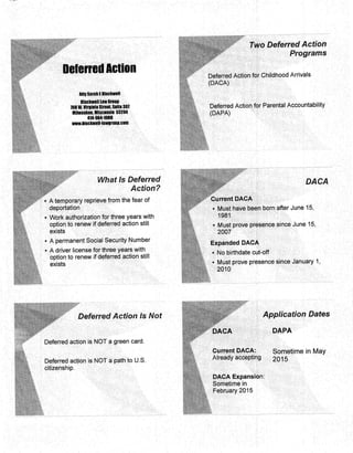 Deferred Action Presentation (English)