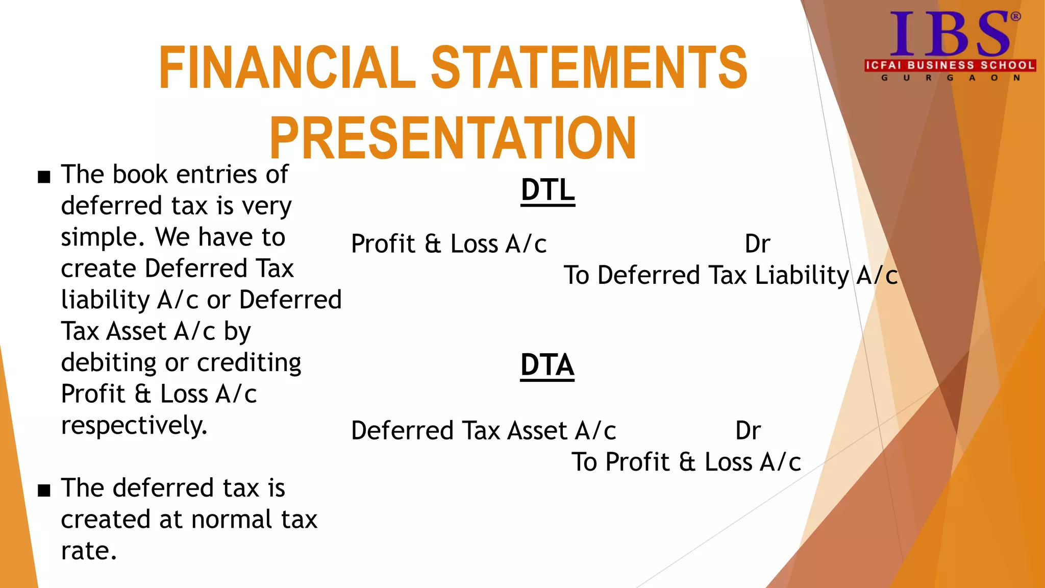 DEFERRED TAX | PPTX