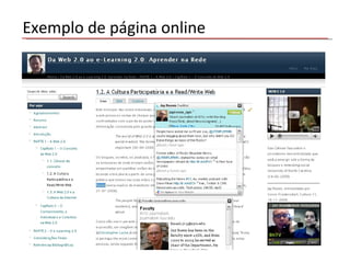 Exemplo de página online 