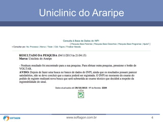 Uniclinic do Araripe

www.softagon.com.br

4

 