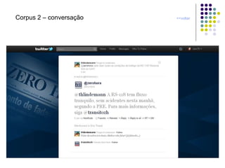 Corpus 2 – conversação   <<voltar 