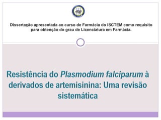 Dissertação apresentada ao curso de Farmácia do ISCTEM como requisito
          para obtenção do grau de Licenciatura em Farmácia.
 
