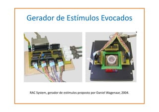 Gerador de Estímulos Evocados

fr

RAC System, gerador de estímulos proposto por Daniel Wagenaar, 2004.

 