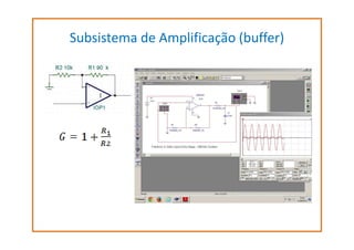 Subsistema de Amplificação (buffer)

 