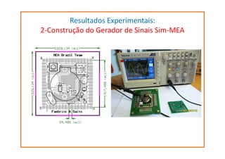 Resultados Experimentais:
2-Construção do Gerador de Sinais Sim-MEA

 