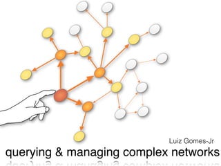 Luiz Gomes-Jr
querying & managing complex networks
 