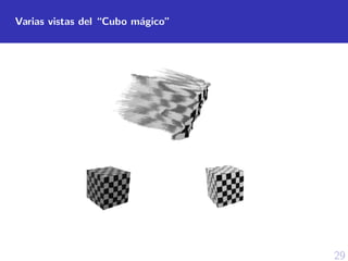 29
Varias vistas del “Cubo m´agico”
 