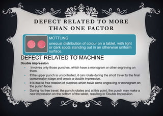Mottling Defect Defets of tablets and its trouble shooting | PPTX