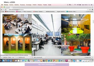 http://www.coworkinglogin.it/
Milano - LOGIN
 