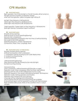 Defibrillator > AED Trainer > Defi5T from Meditech | PDF