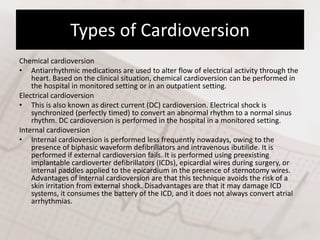 Defibrillator & cardioversion | PDF