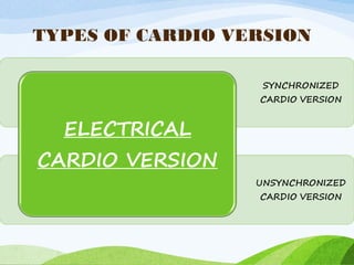 TYPES OF CARDIO VERSION
 