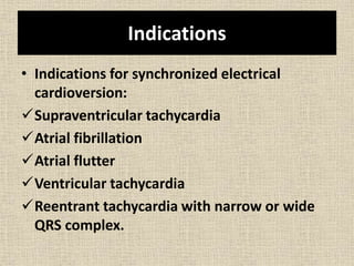 Defibrillation & cardioversion by DJ | PPTX