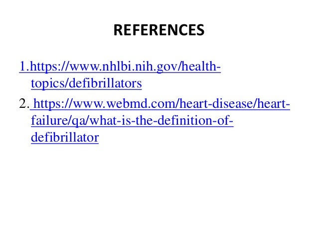 Defibrillator Ppt