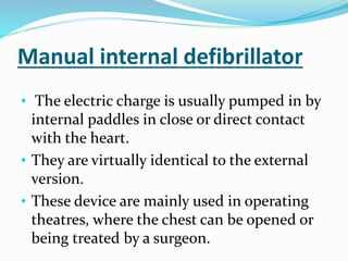 Defibrillator power point presentation for medical students | PPTX