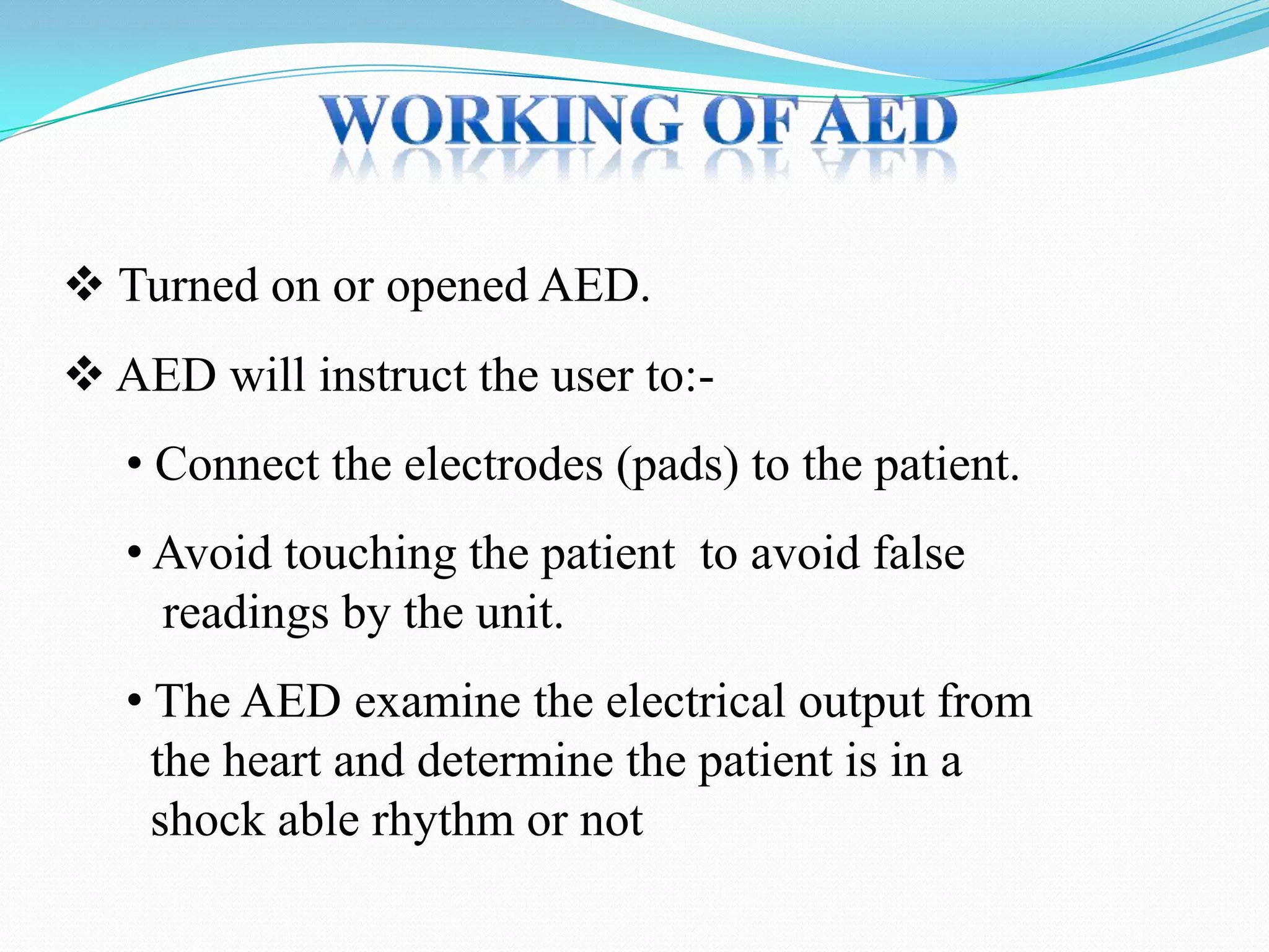 Defibrillator (ppt) | PPTX | First Aid | Injuries