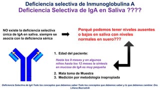 Deficiencia selectiva de inmunoglobulina A PPT