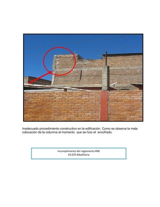 Deficiencias de estructuras existentes | PDF