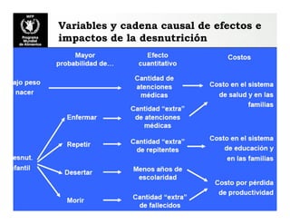 Situación de las deficiencias nutriconales en América Latina y el Caribe. Estrategias de Intervención