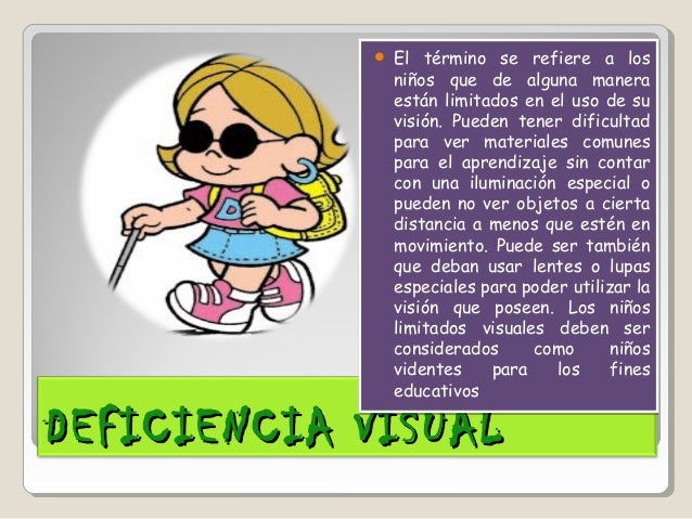 Deficiencia visual