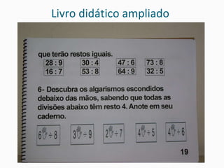 Livro didático ampliado 
