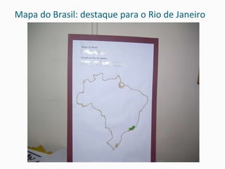 Mapa do Brasil: destaque para o Rio de Janeiro 