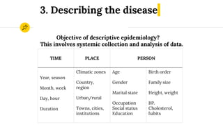 Descriptive epidemiology | PPTX