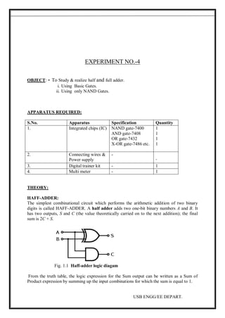 Digital Electronics Lab | PDF
