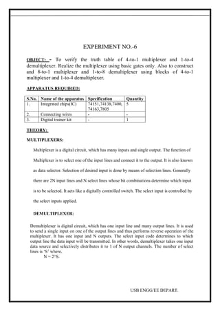 Digital Electronics Lab | PDF