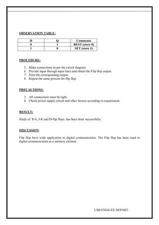 Digital Electronics Lab | PDF