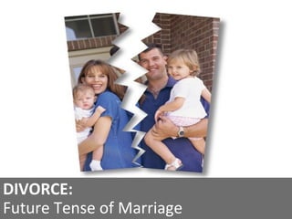 DIVORCE:  Future Tense of Marriage  