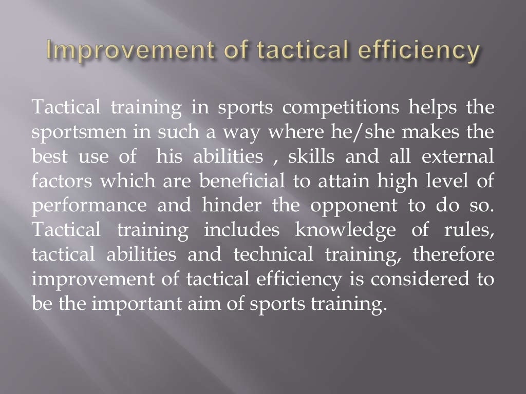 Defination and aims of sports training