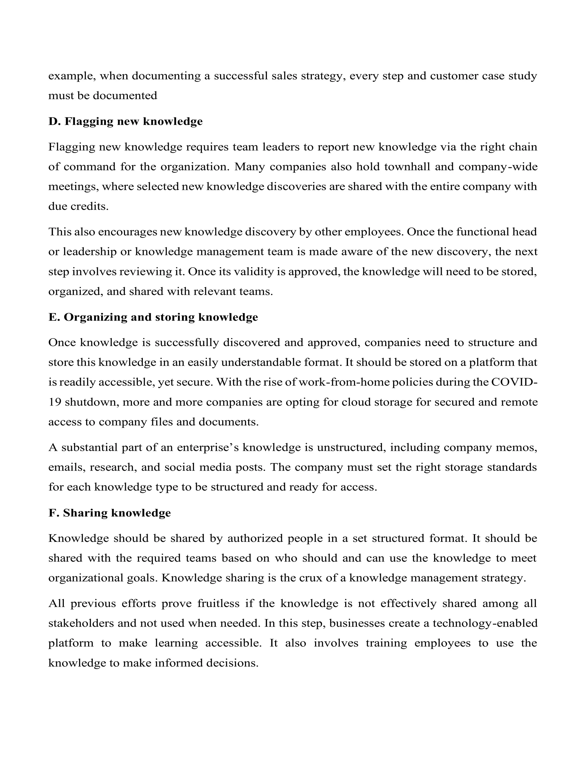 Define knowledge management & briefly explain its type by using example.pdf