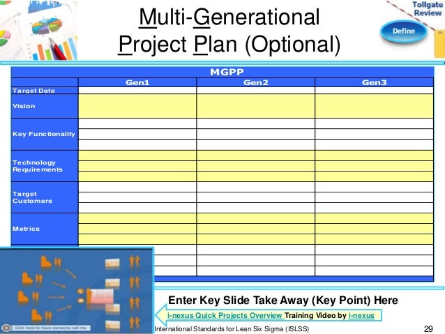 multi generational project plan template define phase lean six sigma tollgate template multi generational project plan template define phase lean six sigma tollgate template