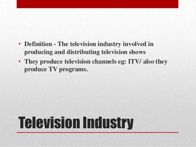 Define the major media industry sectors Define the major media industry sectors