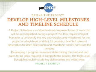 Project Calendar Definition Define the Project | PDF