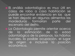 Odontologia Forense