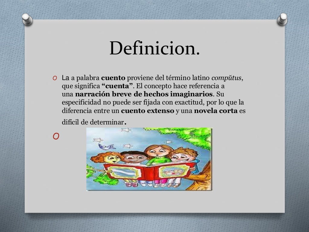 Definición, características y elementos de un cuento
