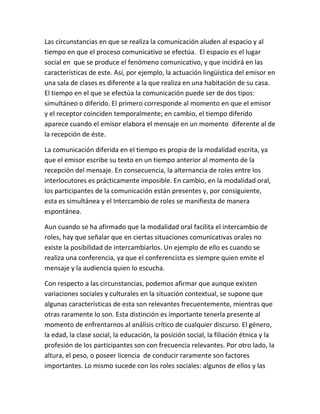 Definición de discurso público