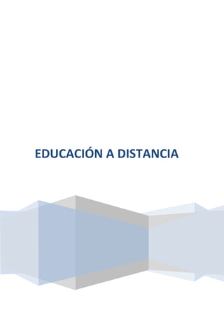 Definición de educación a distancia