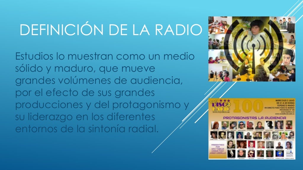 Definición de la radio