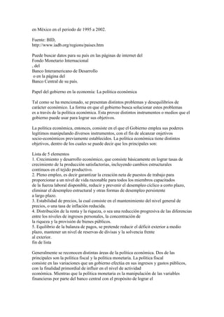 Definición de macro economía.