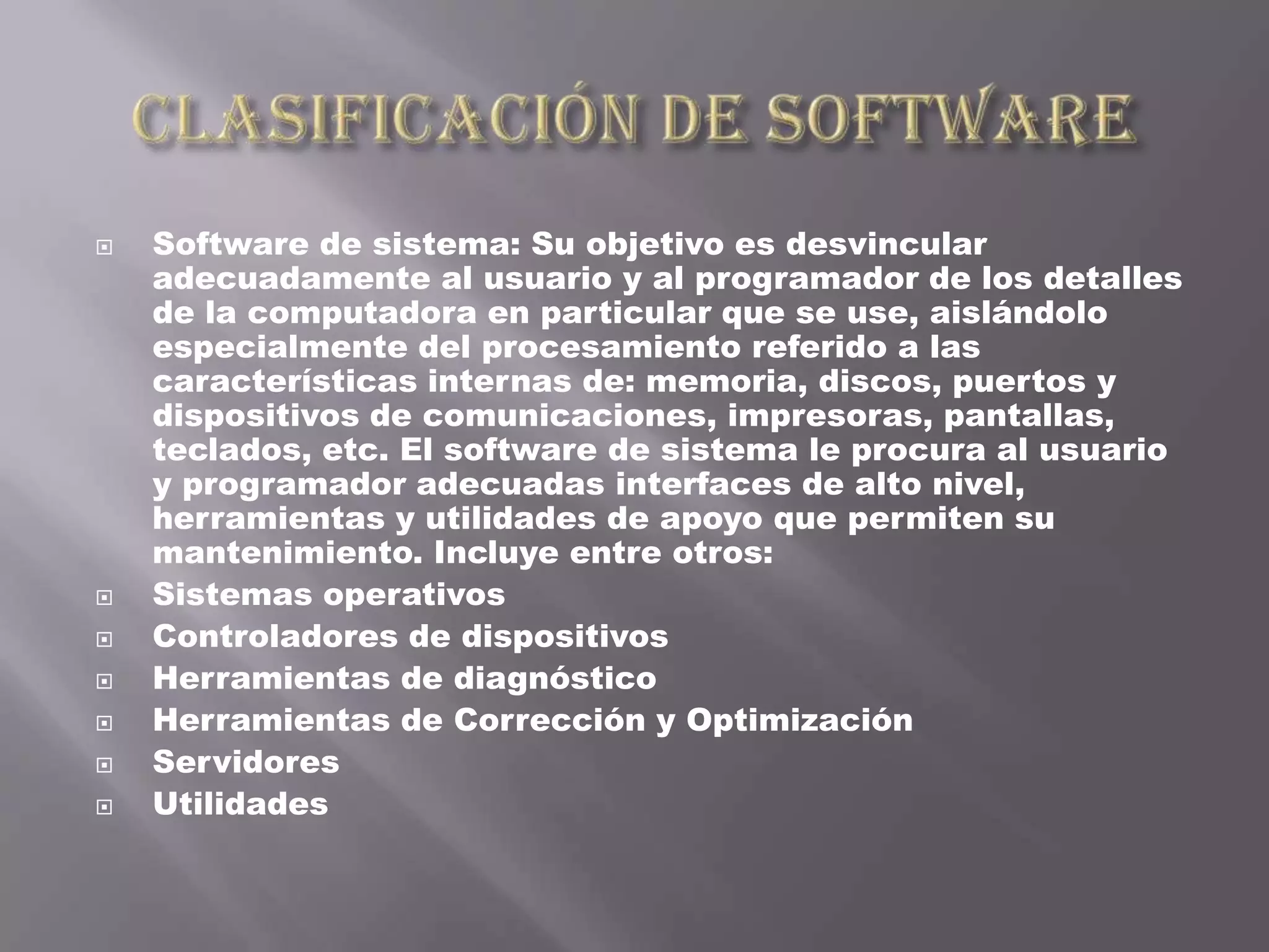 Definición de software | PPT