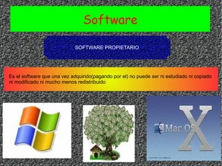 Software SOFTWARE PROPIETARIO 