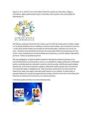 Definición y elementos personales de la comunidad educativa | DOCX