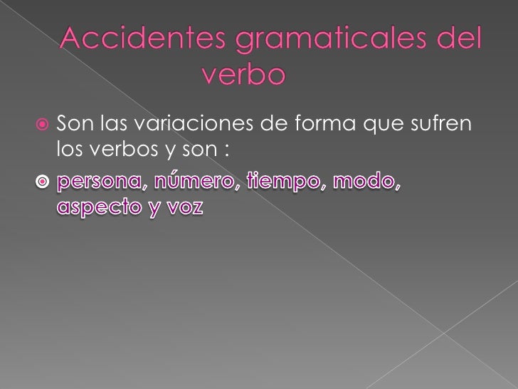 Definición y función del verbo