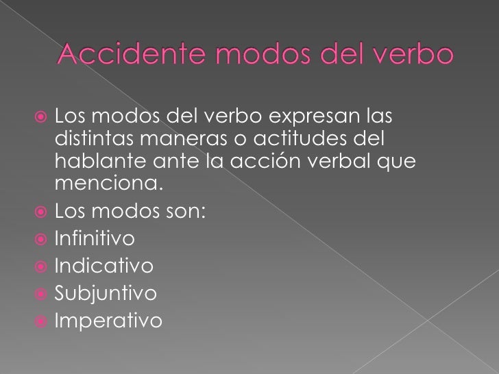 Definición y función del verbo