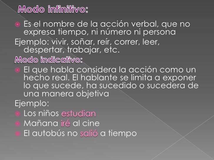 Definición y función del verbo