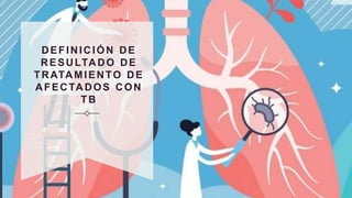 DEFINICIÓN DE
RESULTADO DE
TRATAMIENTO DE
AFECTADOS CON
TB
 