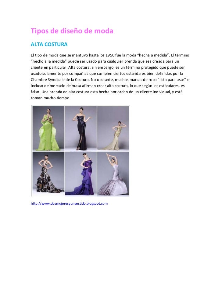 Definicion de diseño de moda